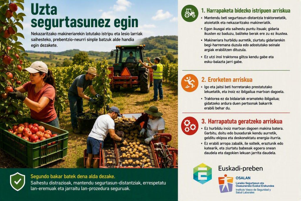Temporerismo MAQUINARIA patata, manzana y uva 2026 eusk